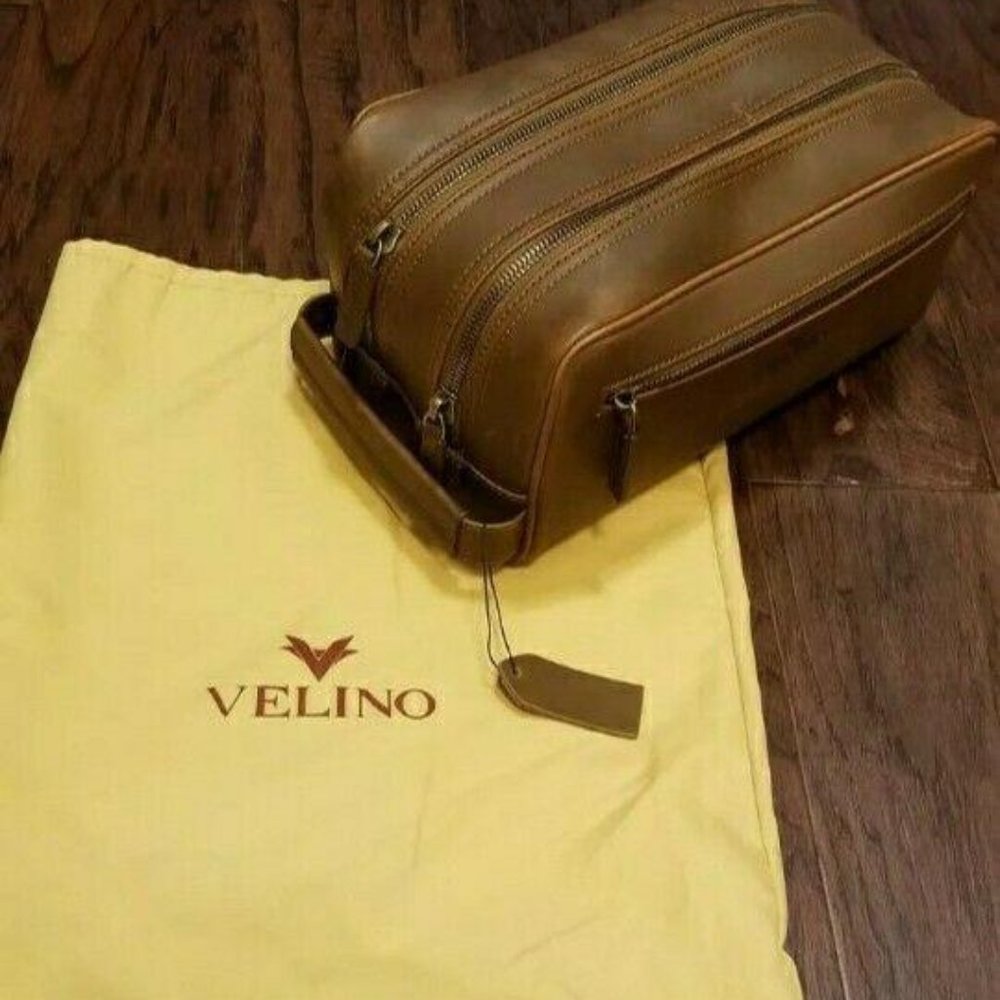 Velino Handmade Genuine Buffalo Leather Unisex Toi